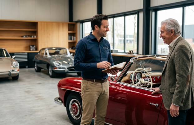 Oldtimer verkopen voor een eerlijke prijs: Mike regelt het zonder gedoe